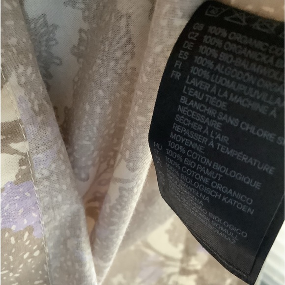 EUC vintage H&M mauve pastel scandi cotton shift dress - Picture 7 of 8